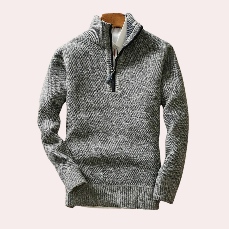 Bequeme warme Ripp-Hoodie für Herren
