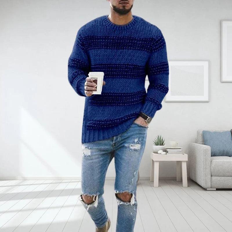 Warmes Herren Strickpullover für den Winter