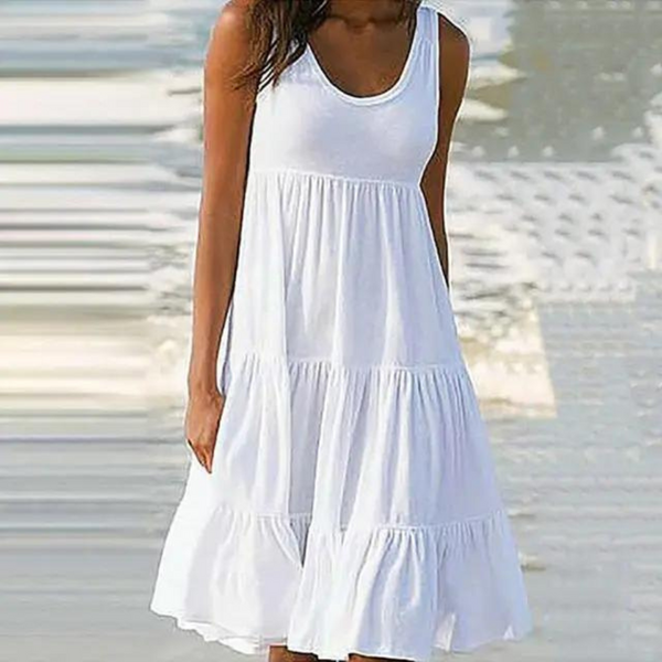 Theresa – Strandkleid aus Baumwolle