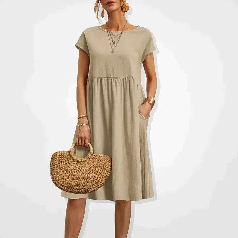 Ibiza - Bequemes fließendes Midikleid