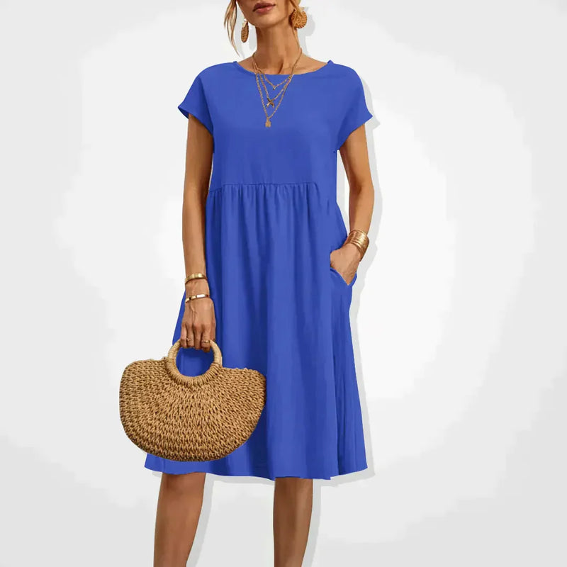 Ibiza - Bequemes fließendes Midikleid
