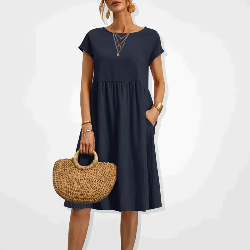 Ibiza - Bequemes fließendes Midikleid