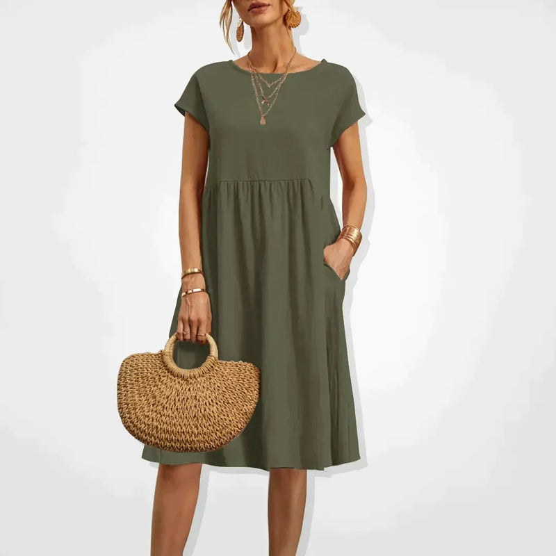 Ibiza - Bequemes fließendes Midikleid