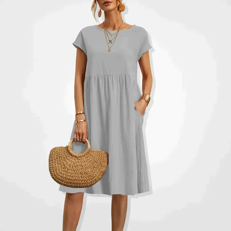 Ibiza - Bequemes fließendes Midikleid