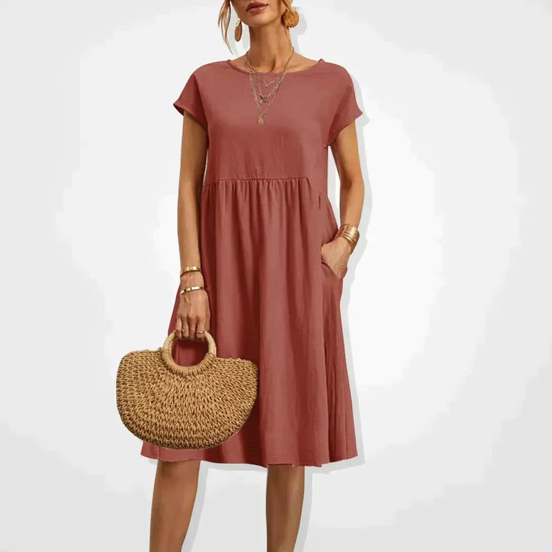 Ibiza - Bequemes fließendes Midikleid