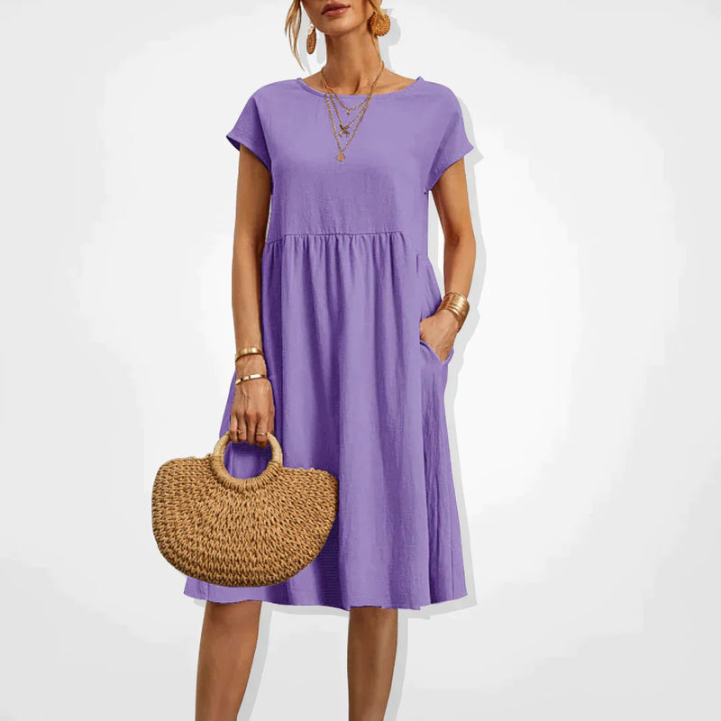 Ibiza - Bequemes fließendes Midikleid