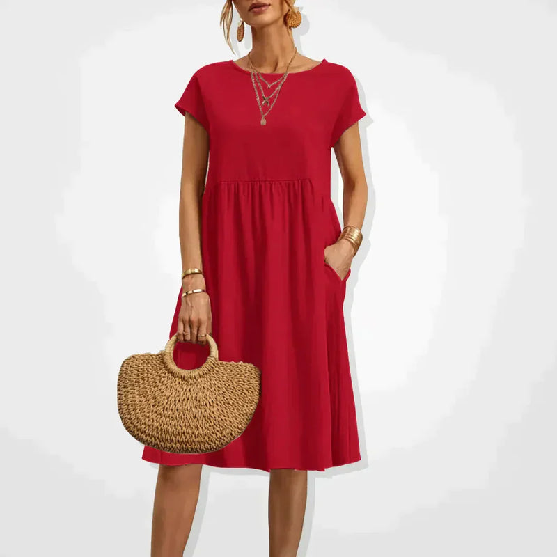 Ibiza - Bequemes fließendes Midikleid