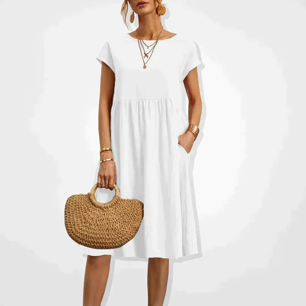 Ibiza - Bequemes fließendes Midikleid