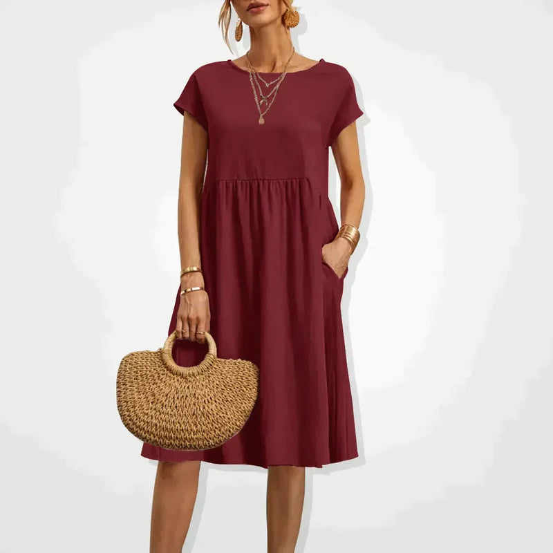 Ibiza - Bequemes fließendes Midikleid