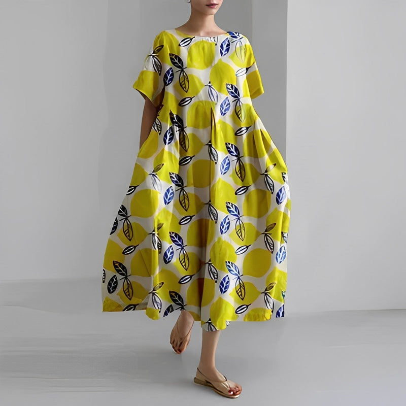 Kuscheliges | Bequemes Geblümtes Kleid für dich