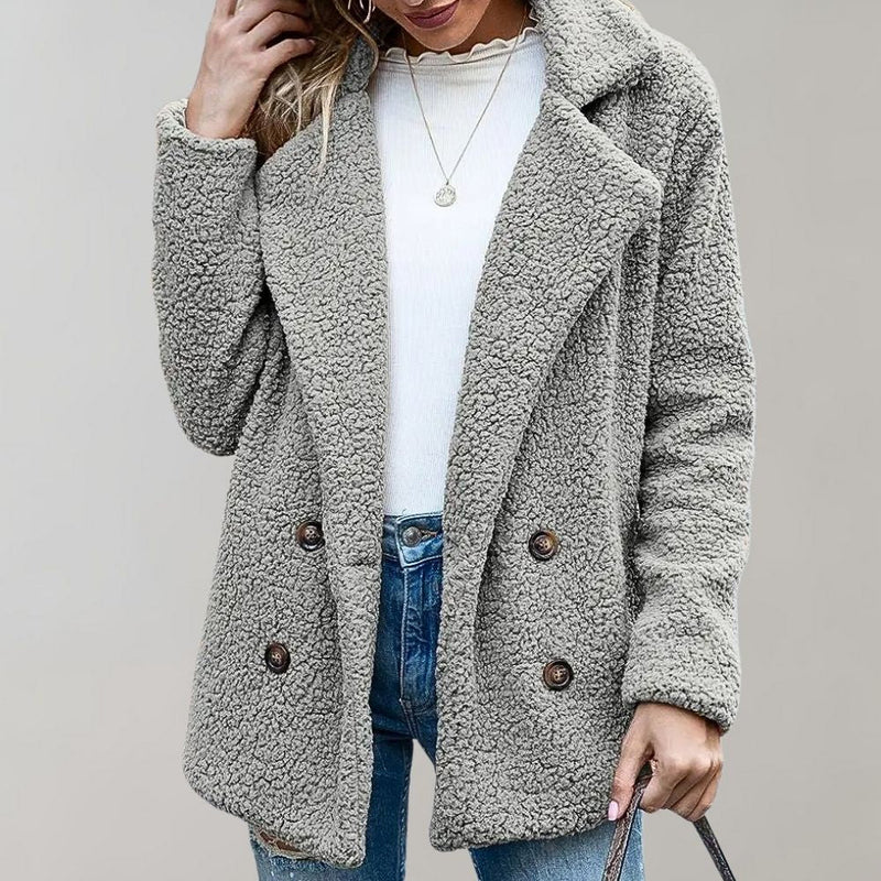 Warme und stilvolle Damenjacke
