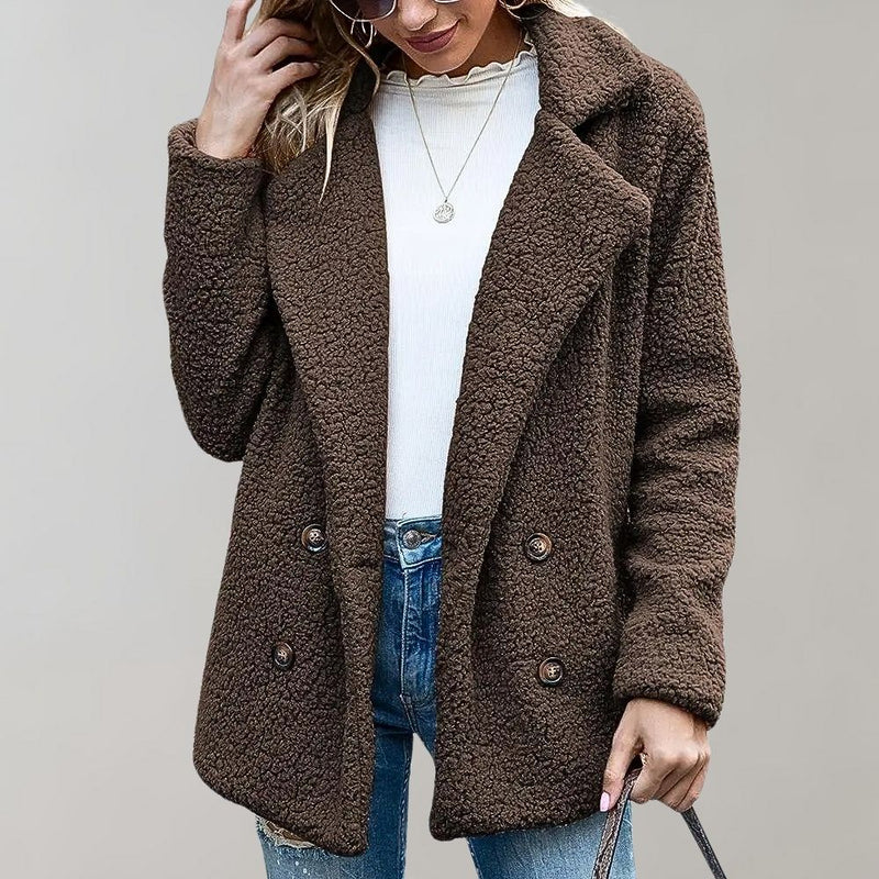 Warme und stilvolle Damenjacke