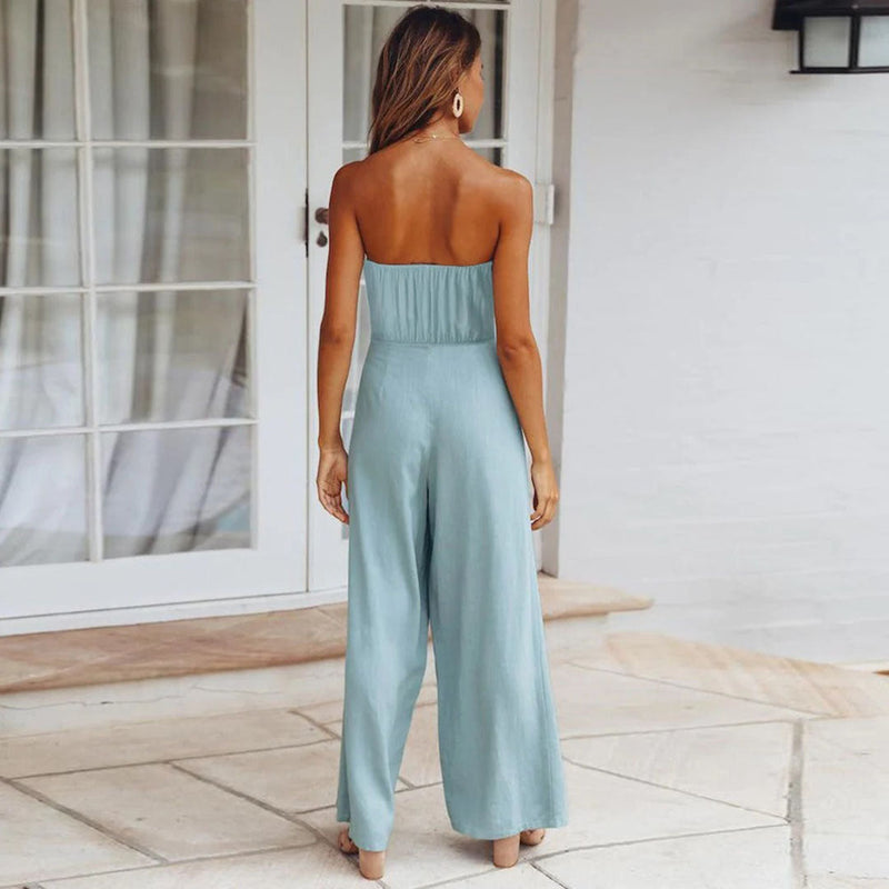 Eleganter Jumpsuit für stilvolle Frauen im Alltag