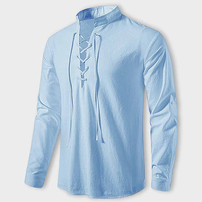 LASZLO - Elegantes V-Ausschnitt-Shirt