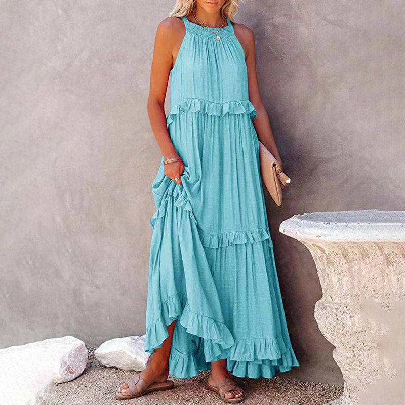 Elegante lange Kleid für jeden Anlass und Komfort
