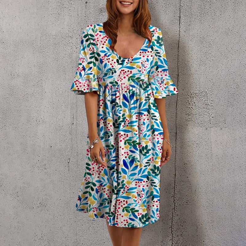Elegante Blümchen Kleid für stilvolle Anlässe