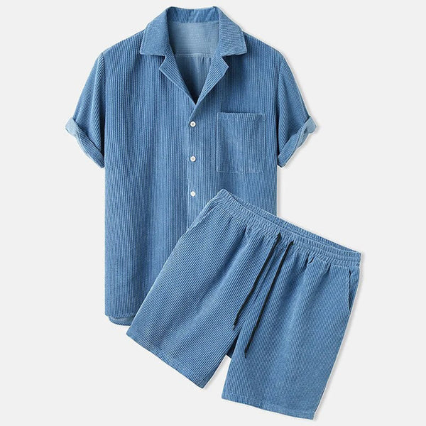 Elegantes Herren Corduroy Set für den Sommer