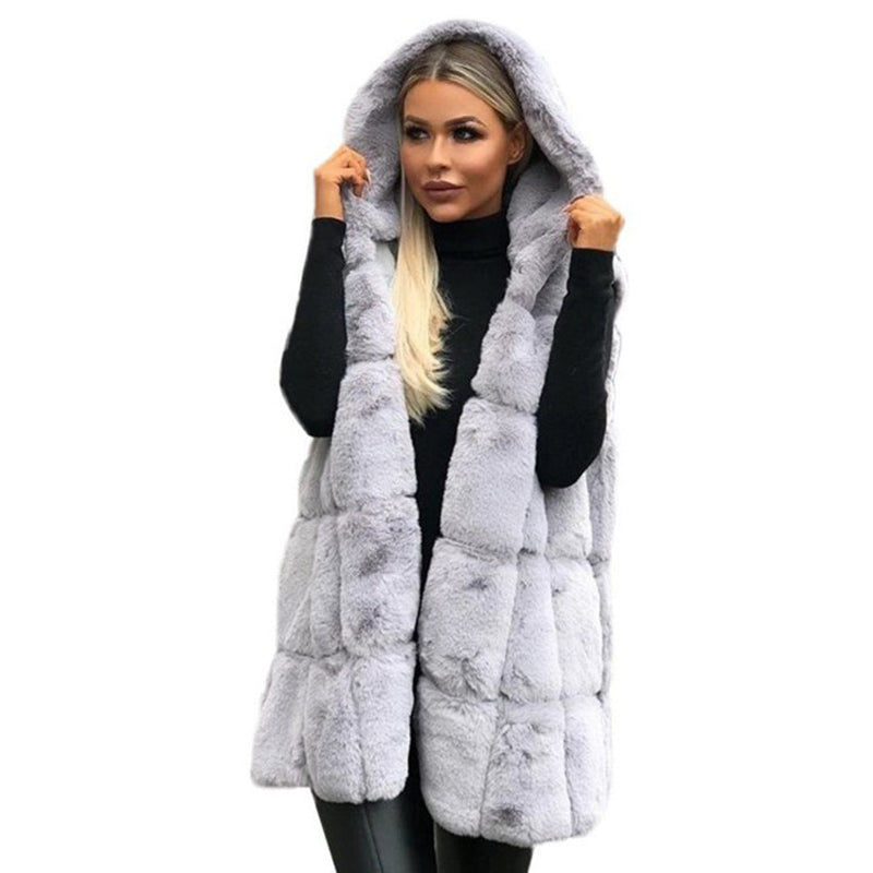 Elegante und weiche ärmellose Jacke