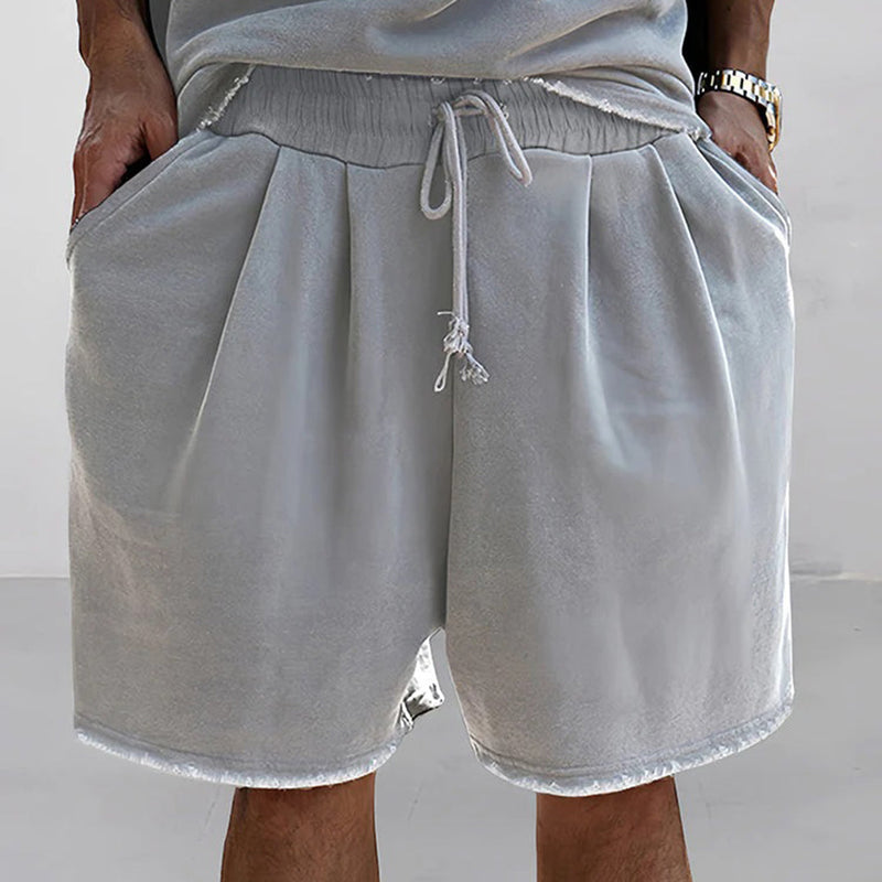 Bequeme Sommer Hoodie und Shorts Set