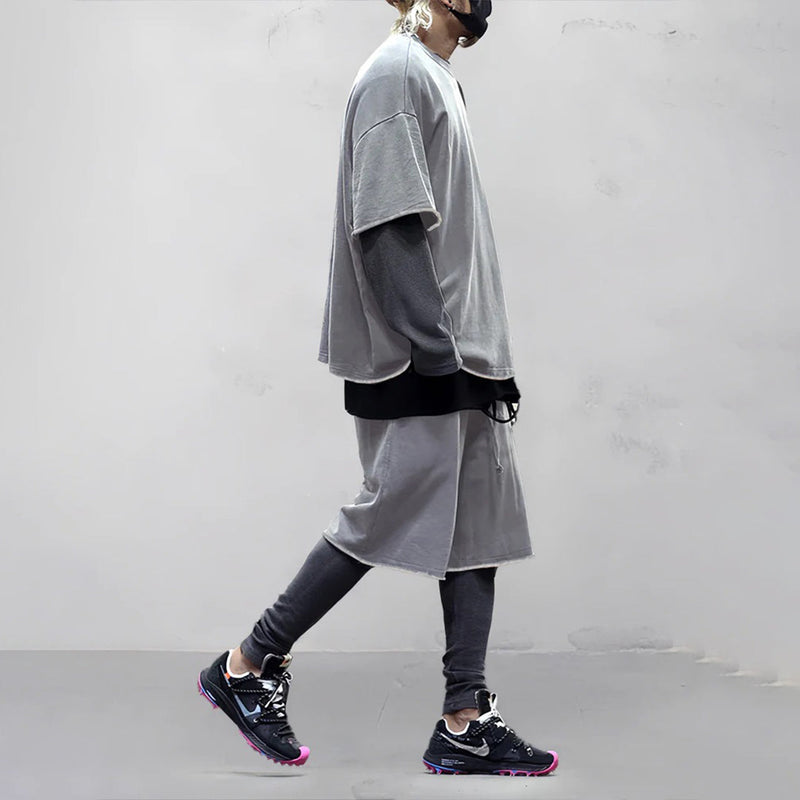 Bequeme Sommer Hoodie und Shorts Set