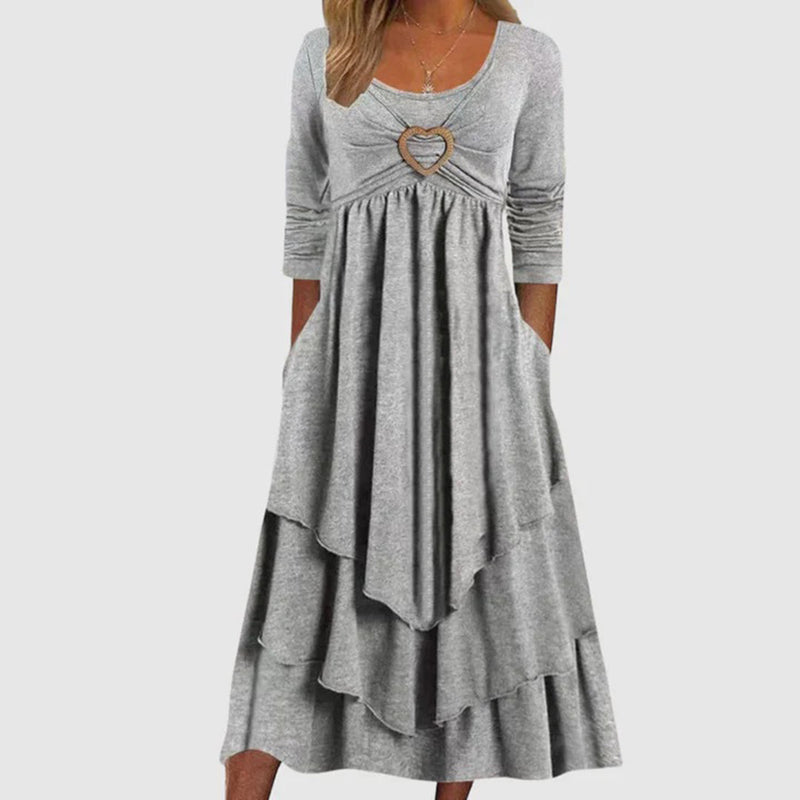 Elegante lange Kleid für stilbewusste Frauen
