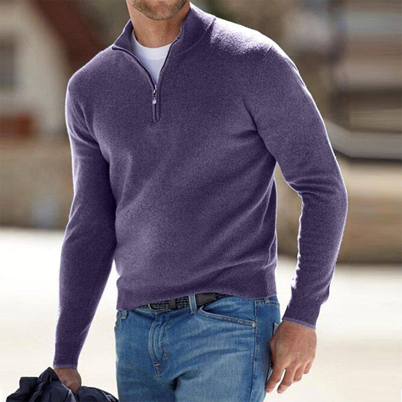 Weiches Herren-Fleecejacke mit Reißverschluss