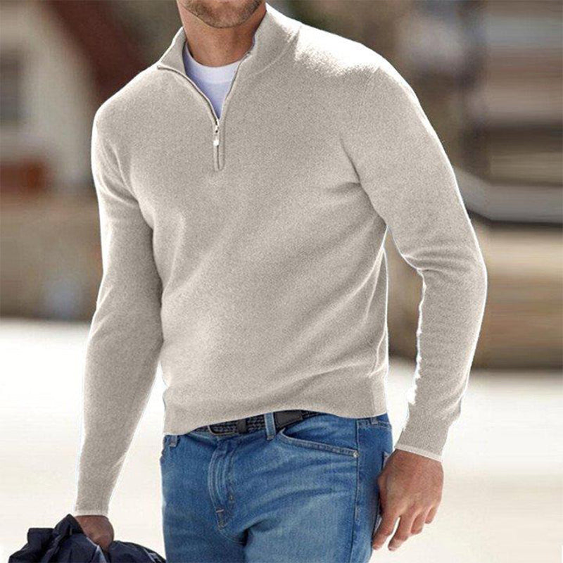 Weiches Herren-Fleecejacke mit Reißverschluss
