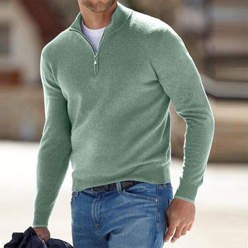Weiches Herren-Fleecejacke mit Reißverschluss