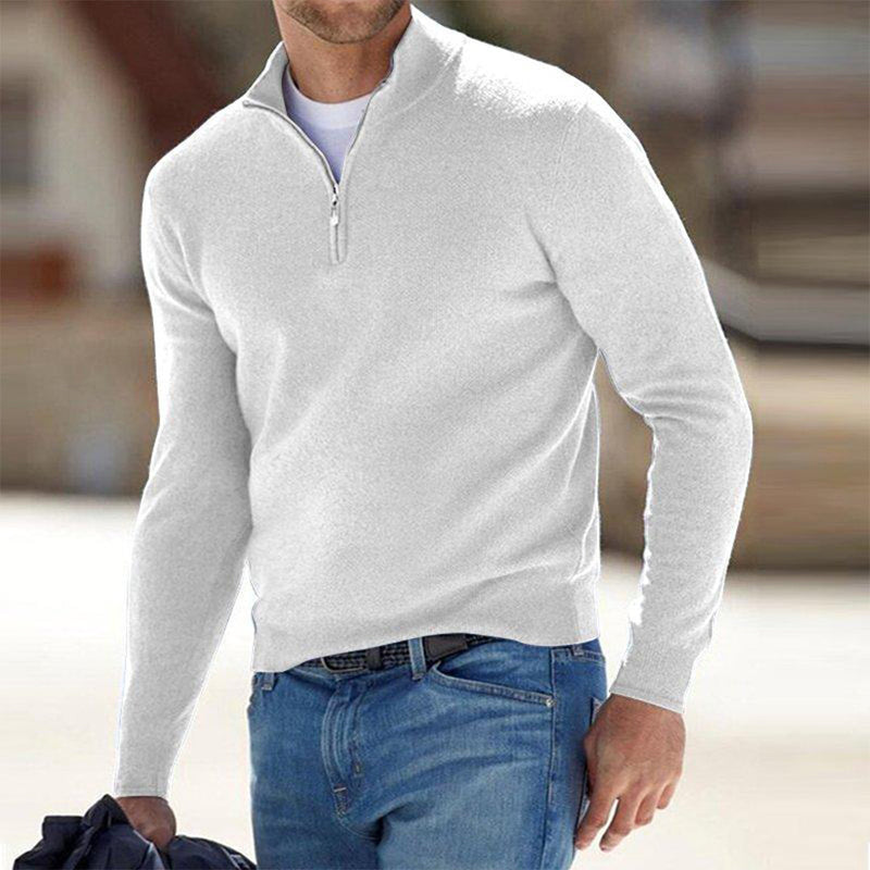 Weiches Herren-Fleecejacke mit Reißverschluss