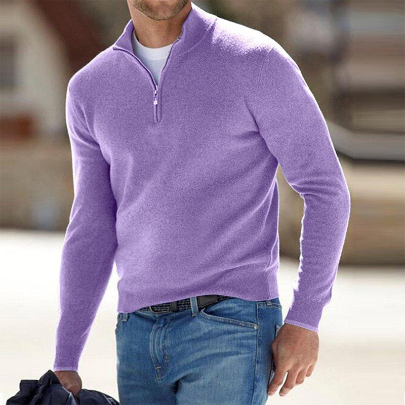 Weiches Herren-Fleecejacke mit Reißverschluss