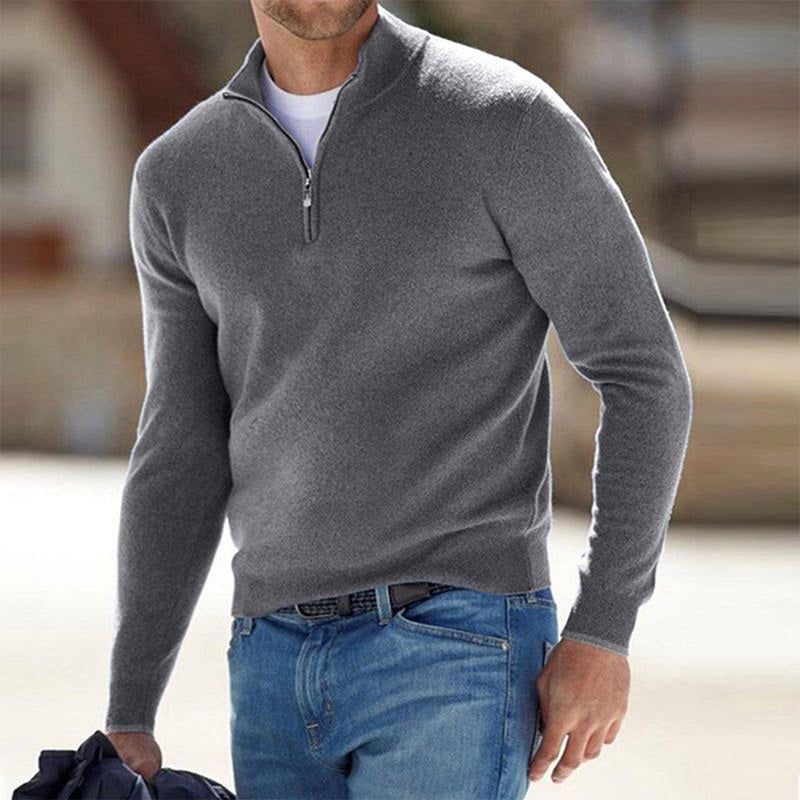 Weiches Herren-Fleecejacke mit Reißverschluss