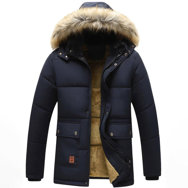 Eleganter, warmer Parka für Männer