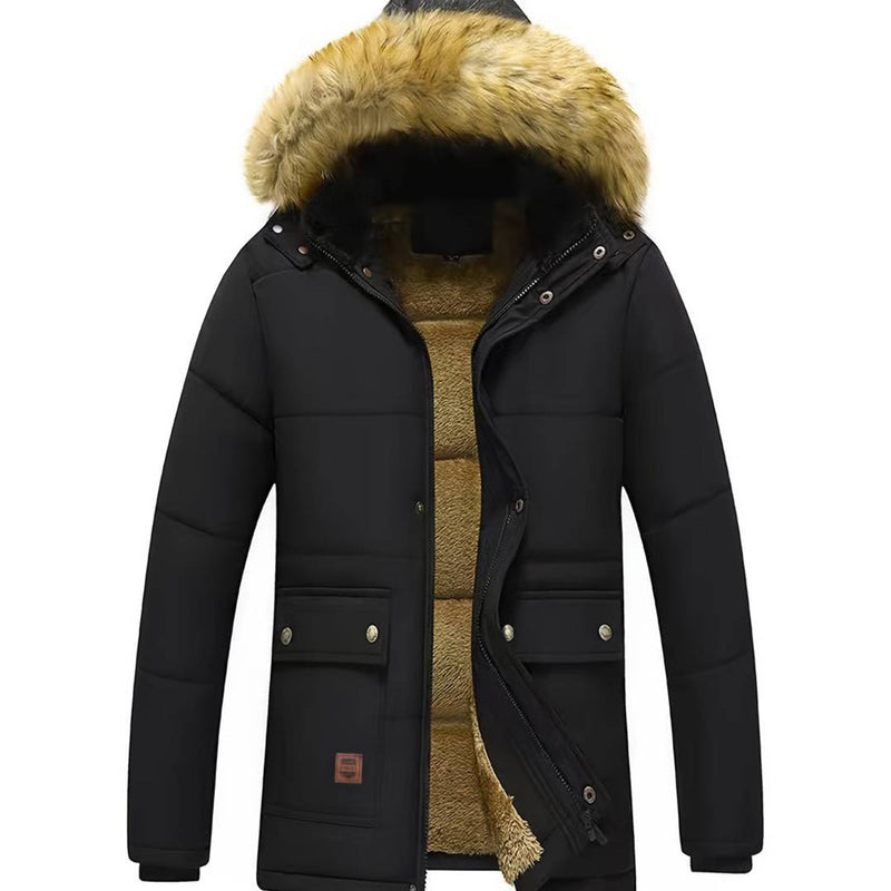 Eleganter, warmer Parka für Männer