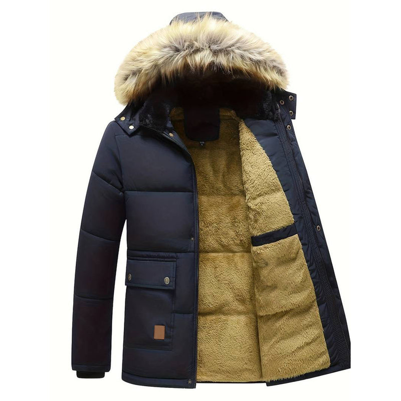 Eleganter, warmer Parka für Männer