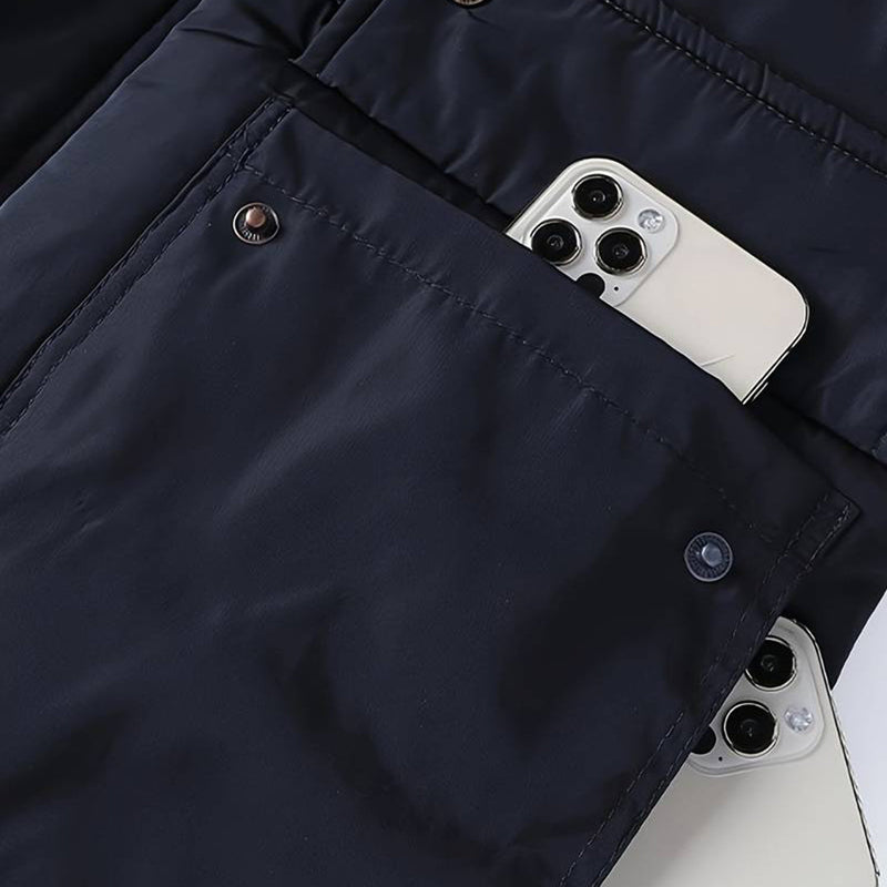 Eleganter, warmer Parka für Männer