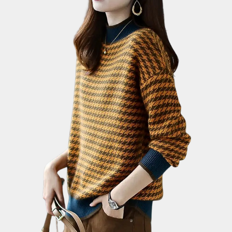 ANNA - Klassischer warmer Pullover für Frauen