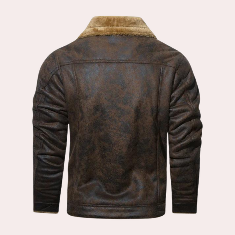 Stylische, warme Herrenjacke für den Winter