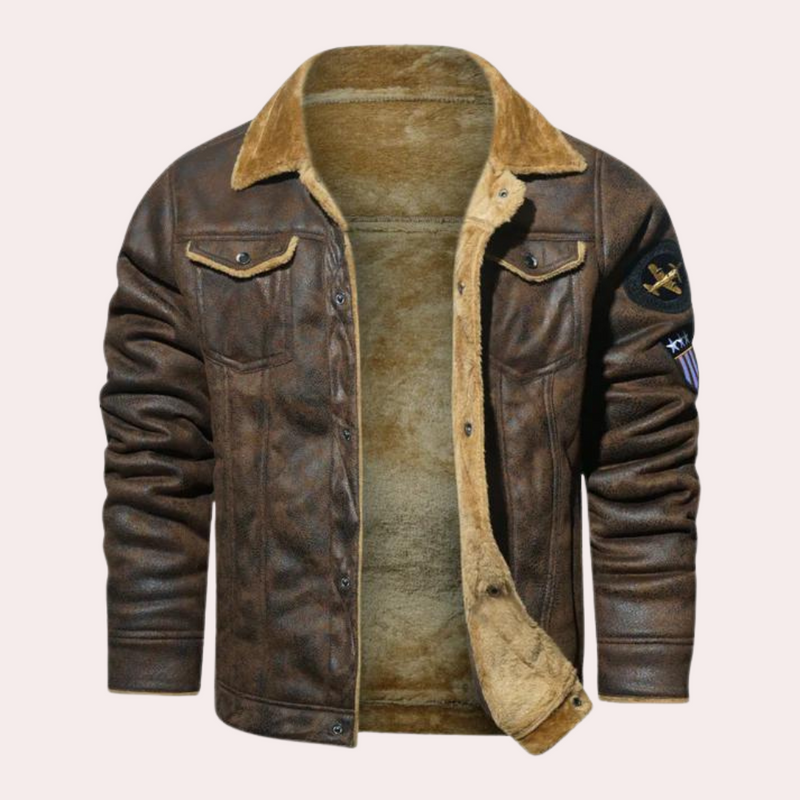 Stylische, warme Herrenjacke für den Winter