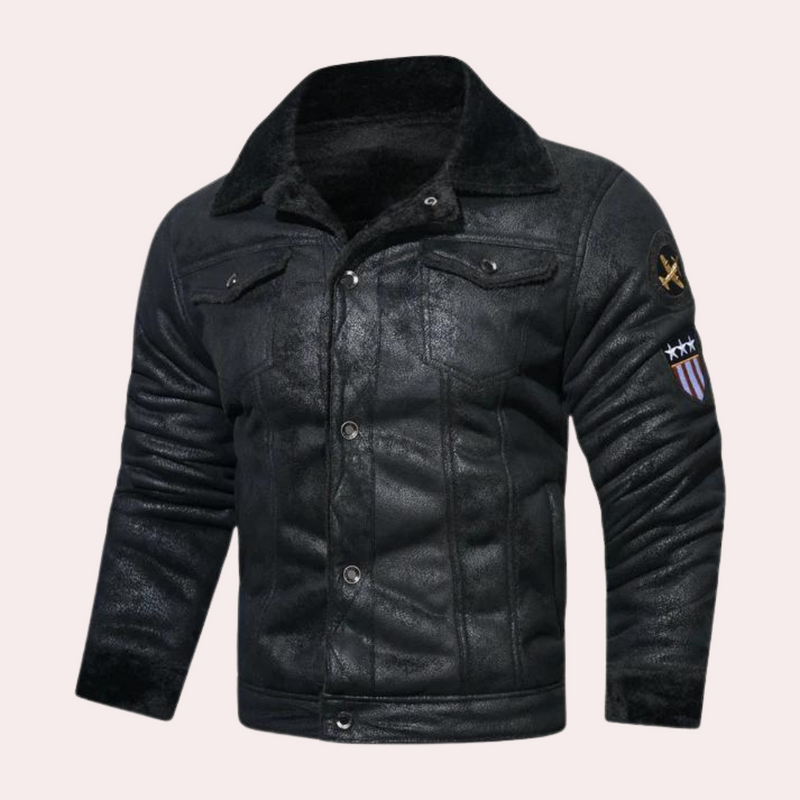 Stylische, warme Herrenjacke für den Winter