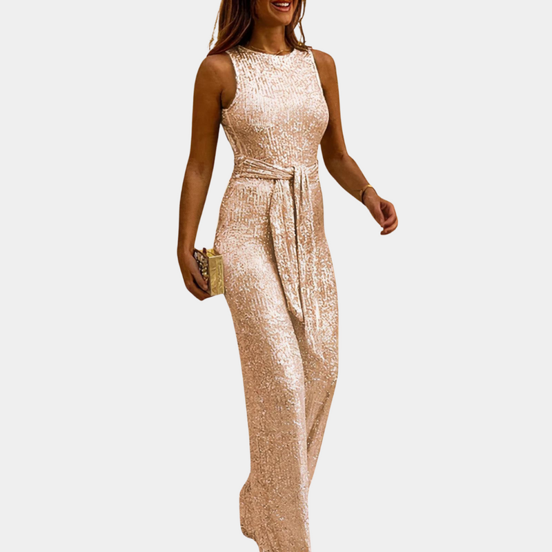 Monica - Glitzer-Jumpsuit für Damen