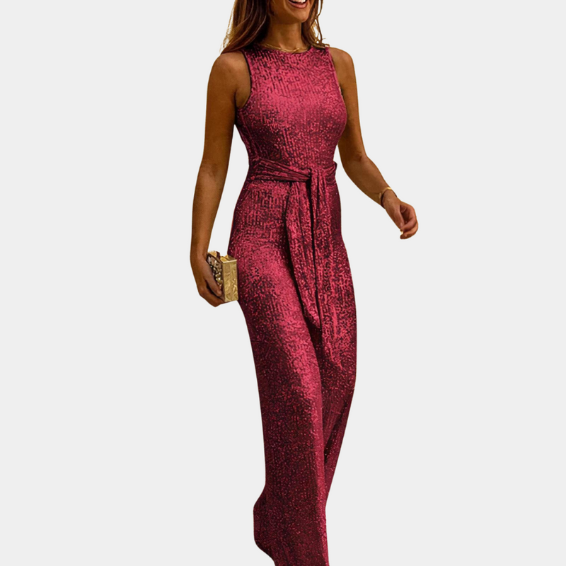 Monica - Glitzer-Jumpsuit für Damen