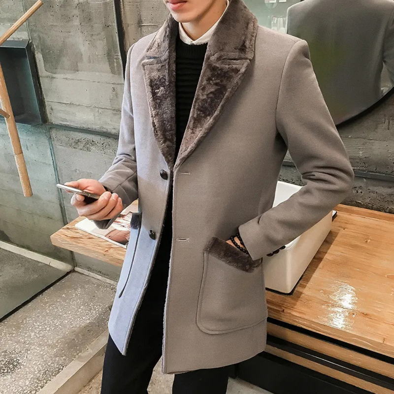 Elegante warme Jacke für Männer