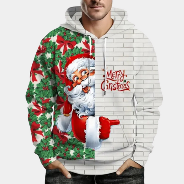 Bequemer und eleganter Weihnachts-Kapuzenpullover