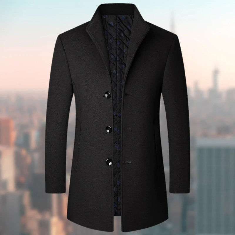 NIKOLAOS - Elegante lange Jacke für Herren