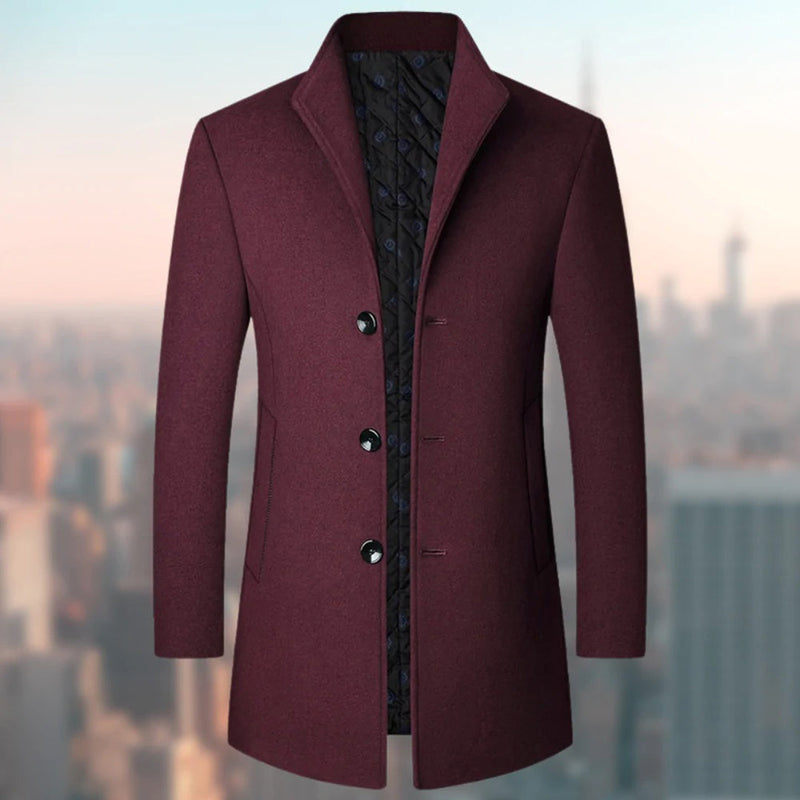 NIKOLAOS - Elegante lange Jacke für Herren