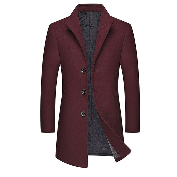 NIKOLAOS - Elegante lange Jacke für Herren