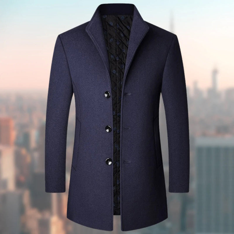 NIKOLAOS - Elegante lange Jacke für Herren