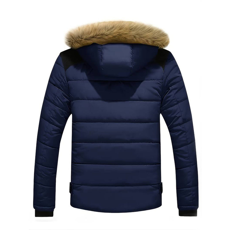 Wärmender Parka für Herren mit Kapuze