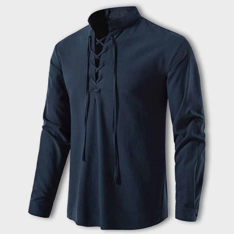 LASZLO - Elegantes V-Ausschnitt-Shirt