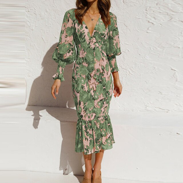 Bequemes - Bedrucktes Sommerkleid für dich